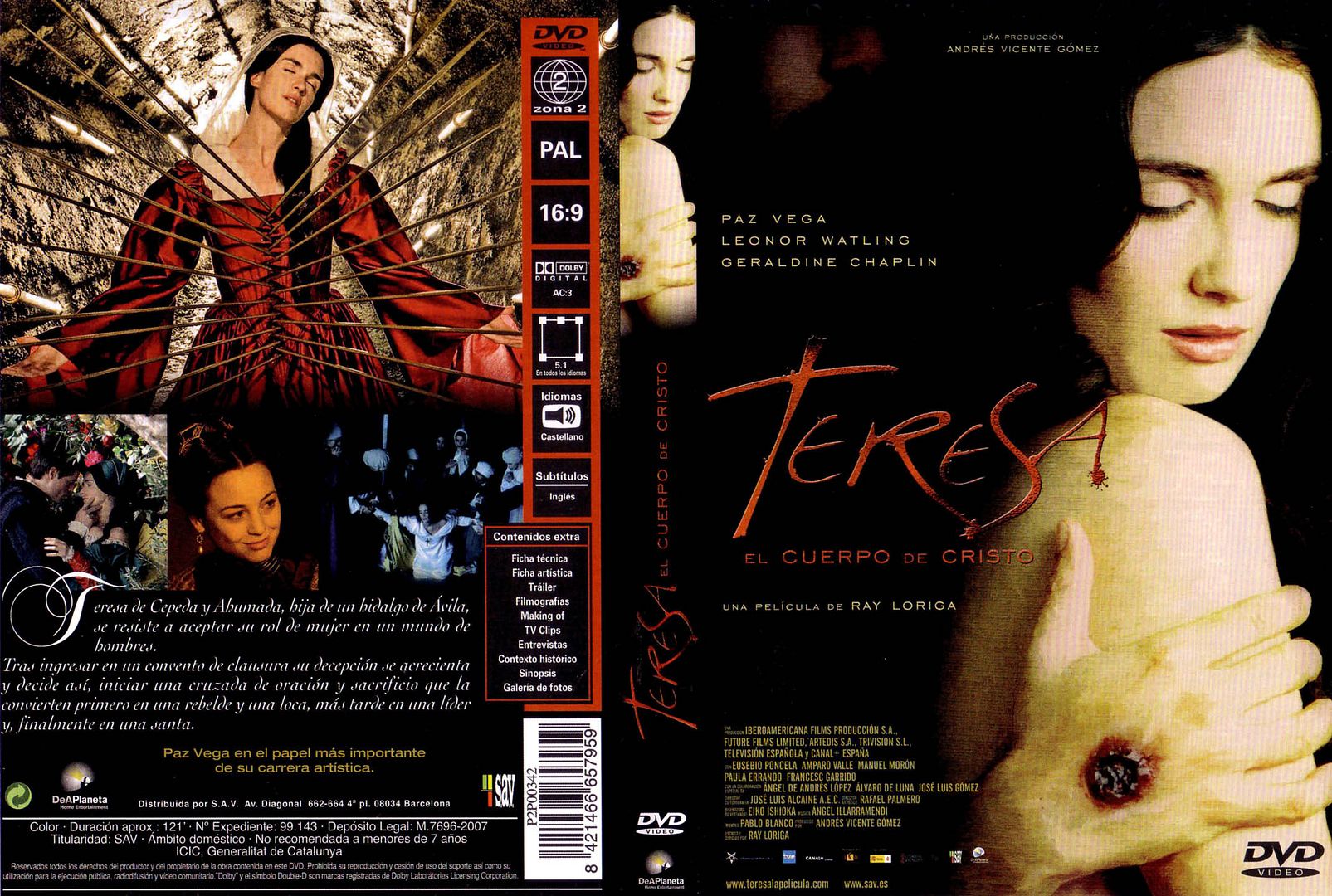 Teresa El Cuerpo De Cristo Caratula - Teresa. El Cuerpo de Cristo DVDRip (2007) Drama-Religion