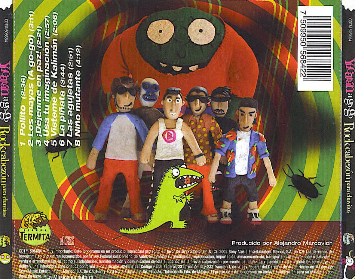 Yucatan A Go Go Rock Cabezon Para Chavitos Trasera - Yucatan A Go Go - Rock Cabezón Para Chavitos (2002)