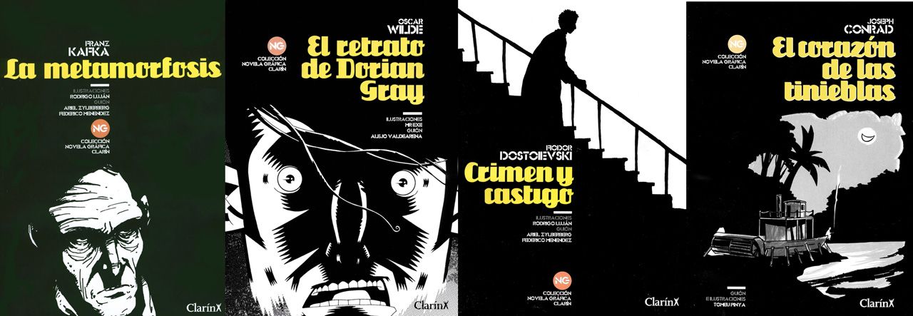 ab1b897851025cd43380b8522ce0a0d6 - Colección Novela Gráfica Clarín 4 Vol.