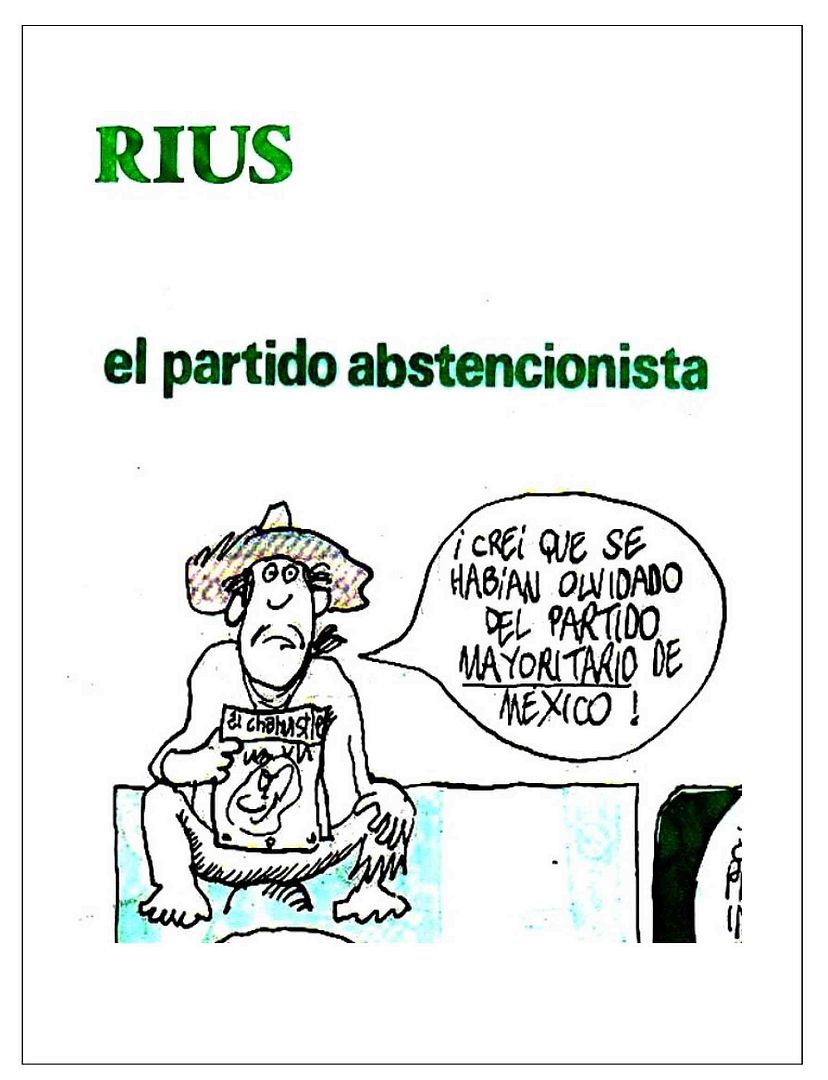 01 1 - El partido abstencionista - Rius