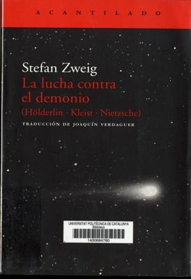 1025lucha - La lucha contra el demonio - Stefan Zweig