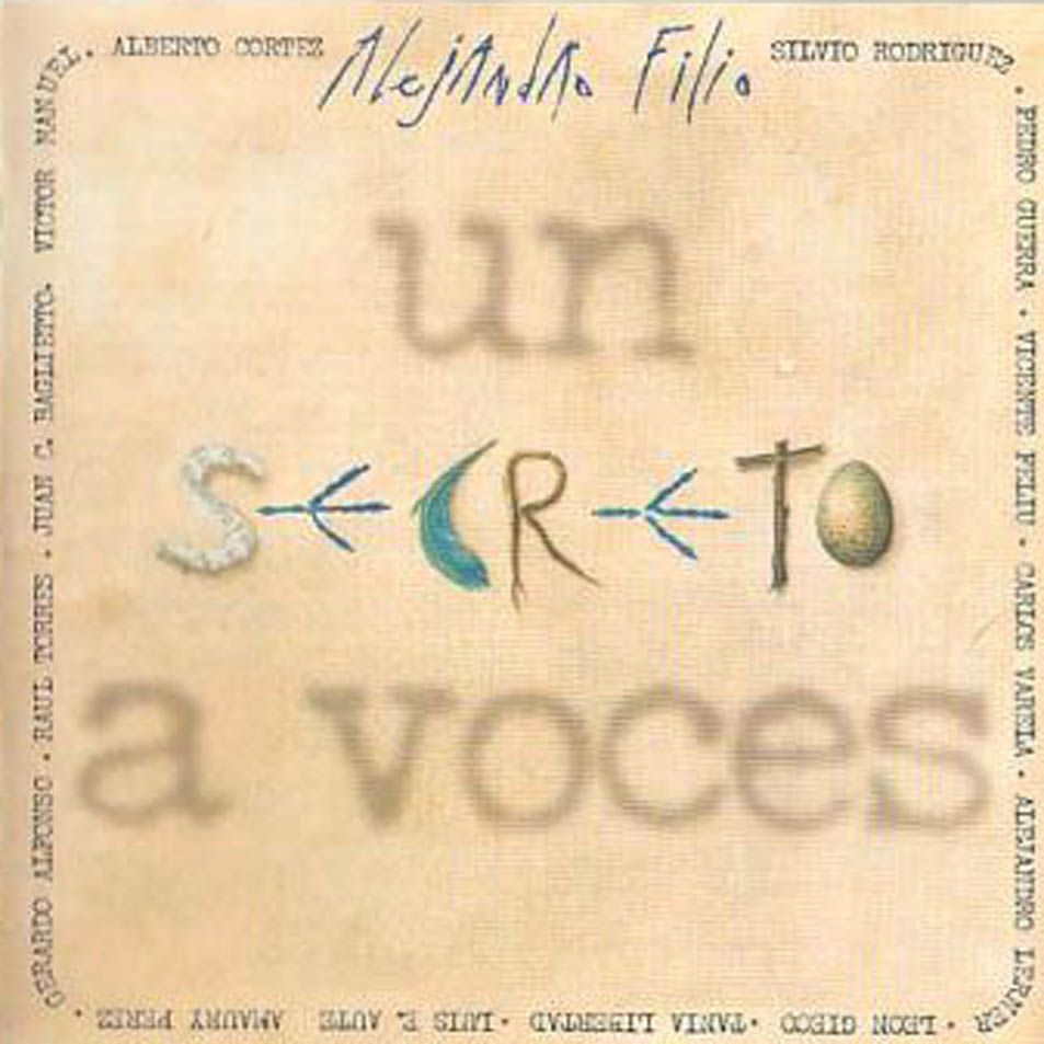 Alejandro Filio Un Secreto A Voces Frontal - Alejandro Filio - Un secreto a voces (1998)