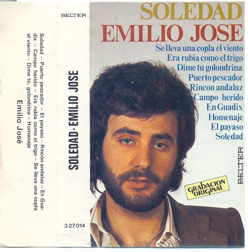 Cartuladelantera - Emilio Jose - Soledad MP3 1973