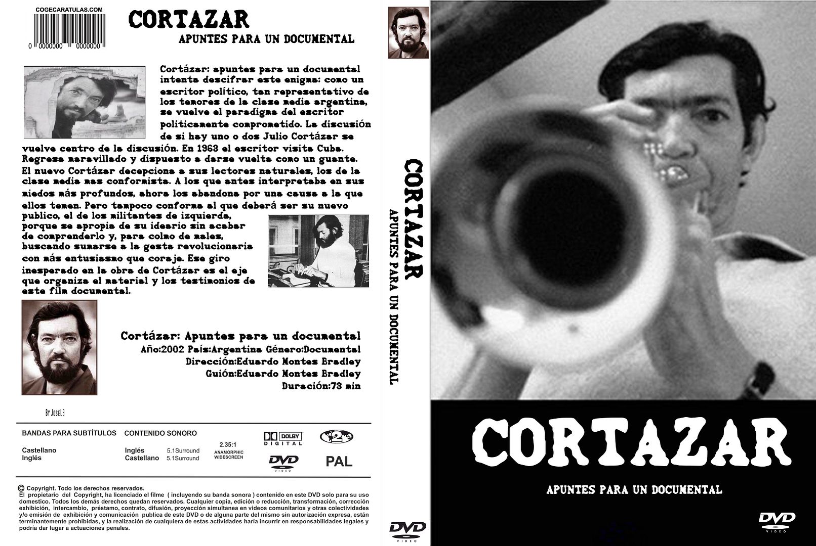 Cortazar20 20Apuntes20Para20Un20Documental20 20dvd por20JoseLB - Cortázar: Apuntes para un documental Dvdrip Español (2001)