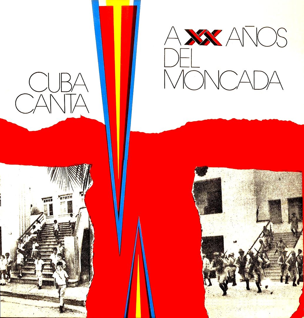 DL009LPfrente - Silvio Rodríguez, Pablo Milanés, Noel Nicola Y GESI - Cuba canta a XX años del Moncada. MP3