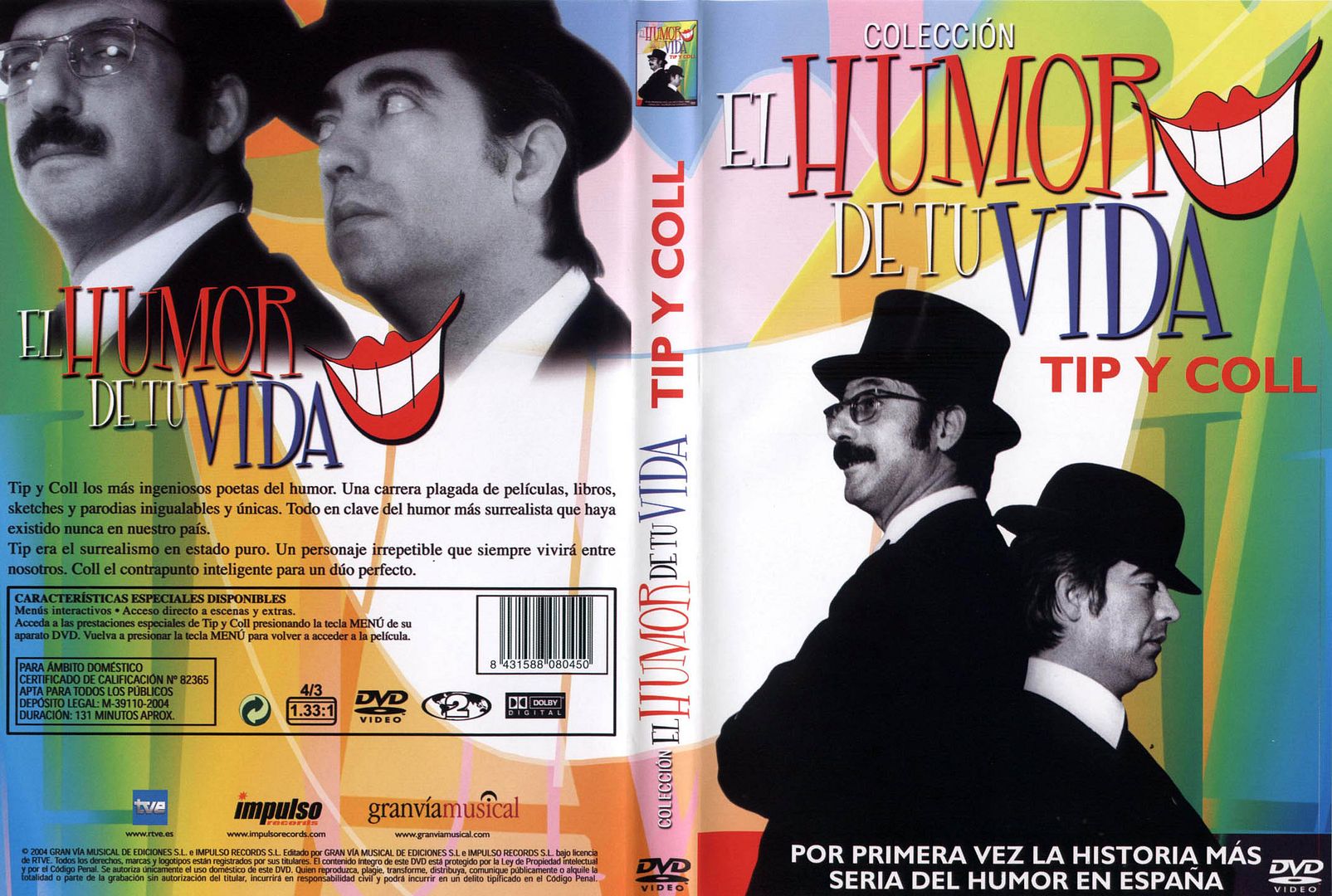 El Humor De Tu Vida Tip Y Coll Caratula - El humor de tu vida Tip y Coll Dvdrip Español