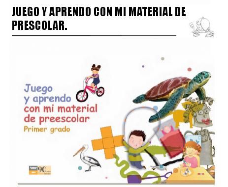 JUEGO - Juego y aprendo con mi material de preescolar