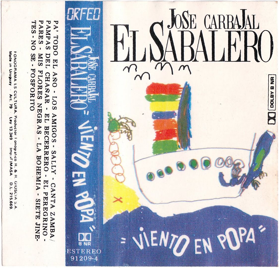 JosC3A9Carbajal Vientoenpopa cassettetapa - José Carbajal "El Sabalero" - Viento en popa (1993)