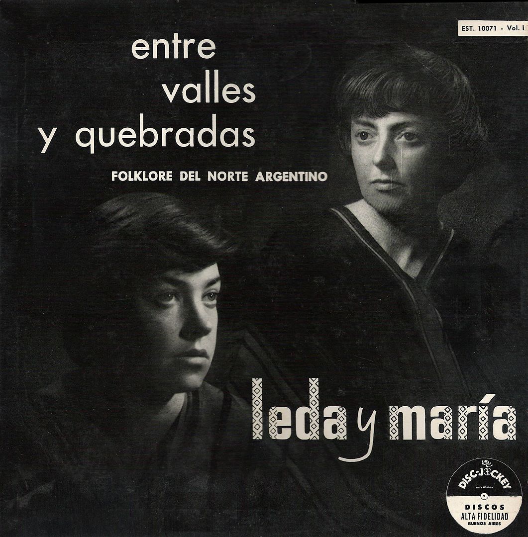 LedayMarC3ADa EntrevallesyquebradasI frontal - Leda y María – Entre valles y quebradas, vol. I (1957) mp3