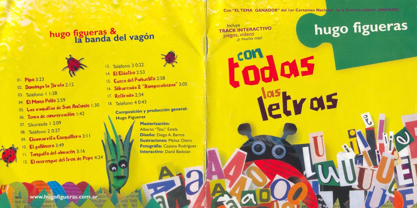 contodaslasletras front - Con todas las letras - Hugo Figueras (2006) MP3