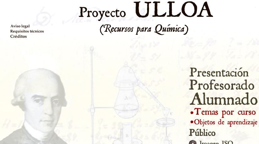 ulloa - Proyecto Antonio de Ulloa Recursos para Química (Educacion Secundaria) (MULTIMEDIA)