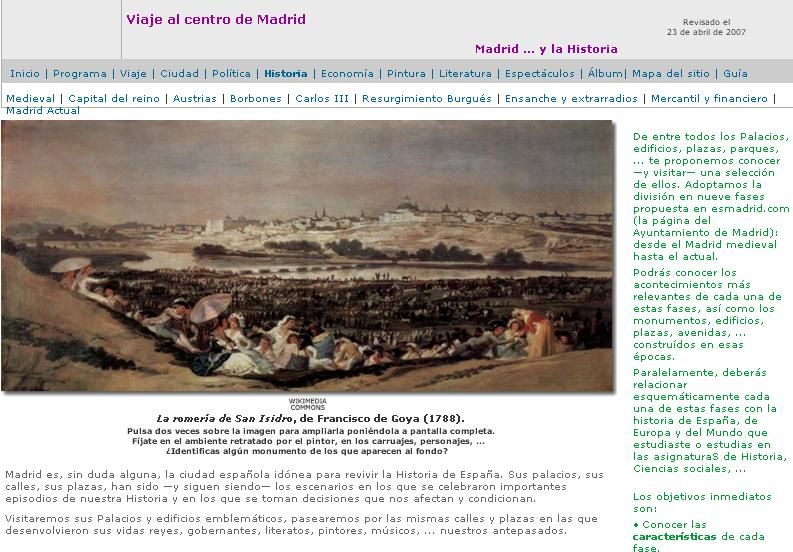 viaje - Viaje al centro de Madrid (SECUNDARIA) MULTIMEDIA