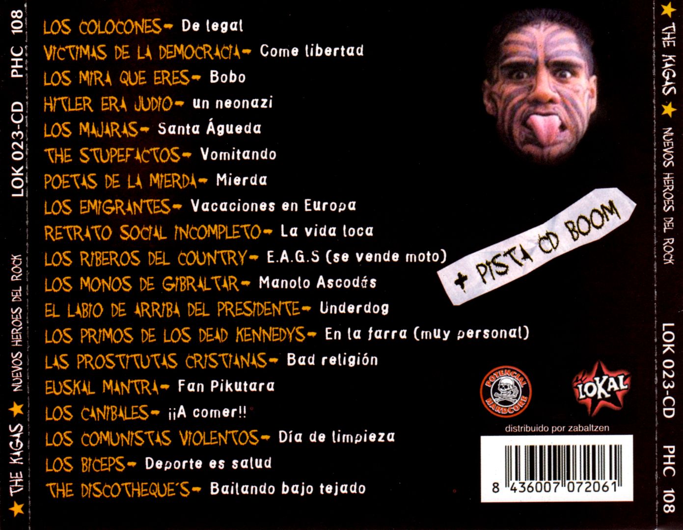 back 4 - The Kagas - Nuevos heroes del rock (2002)