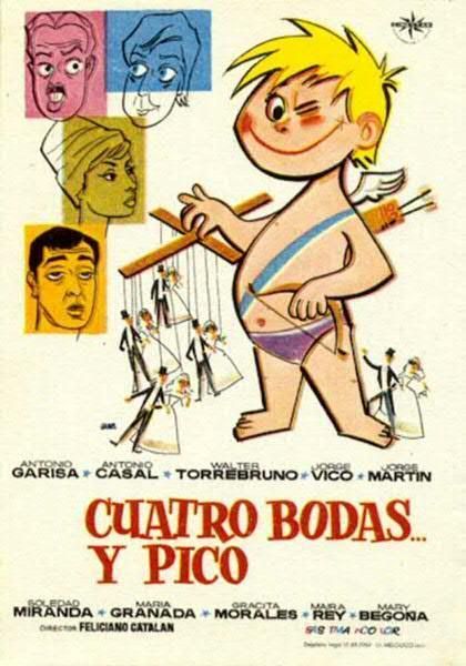 cuatro bodas y pico 174221973 large - Cuatro bodas y Pico Dvdrip Español (1963) Comedia