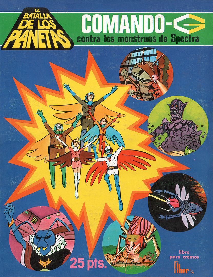 000a 1 - Album Cromos La batalla de los planetas. Comando G (FHER)