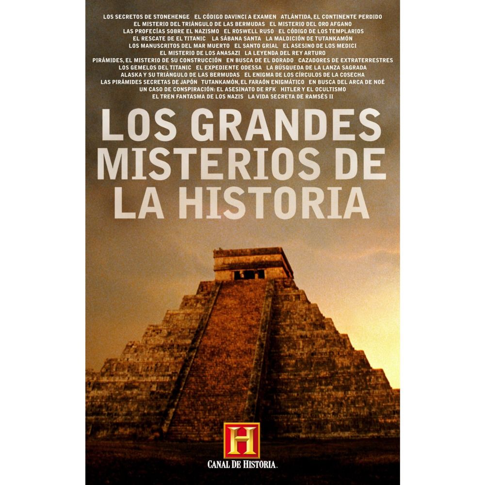 00106518928426   P2 1000x1000 - Los Grandes Misterios de la Historia. History Channel Iberia
