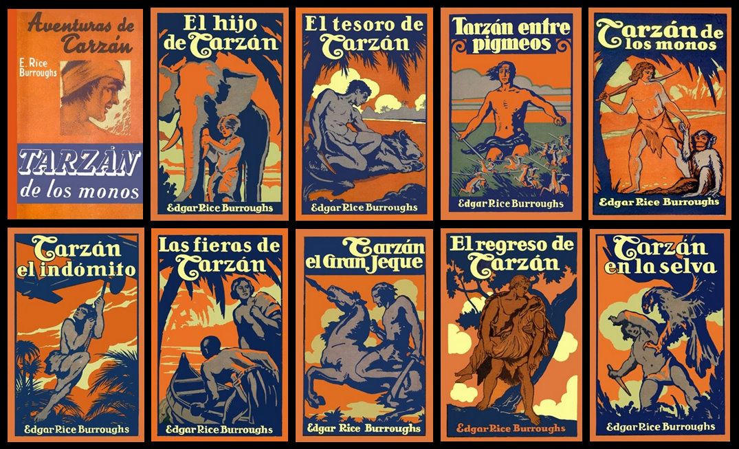 003TARZANLLIBRES - Tarzán - Edgar Rice Burroughs (Colección completa)