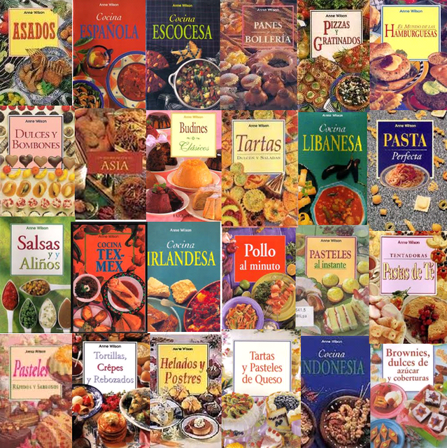 1 1622 - Colección Anne Wilson. (42 Libros de Cocina)