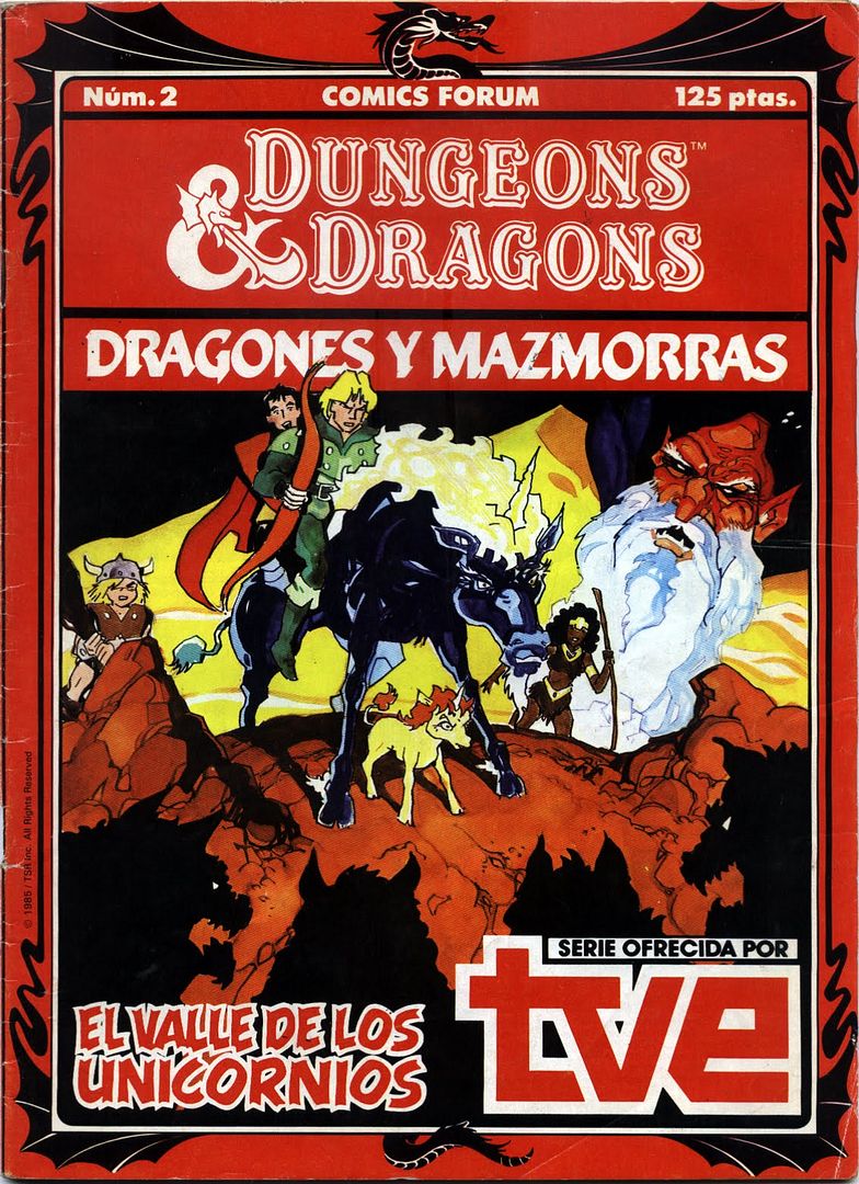 1 185 - Album Cromos Dragones y Mazmorras (1985)