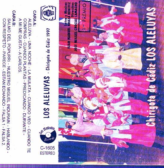 1 2336 - Los aleluyas (Chirigota Carnaval de Cadiz 1997)