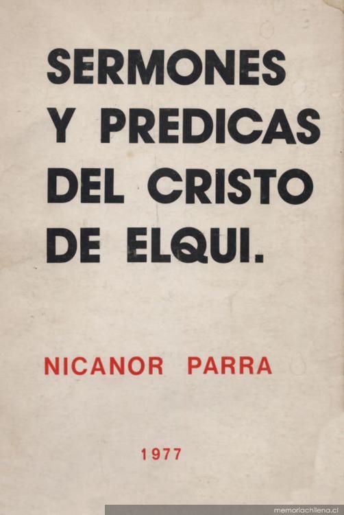 1 34 - Sermones y Prédicas del Cristo de Elqui - Nicanor Parra