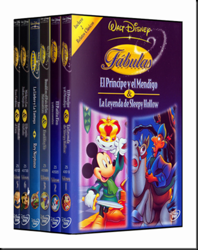 1 598 - Fabulas Disney Vol 1-6