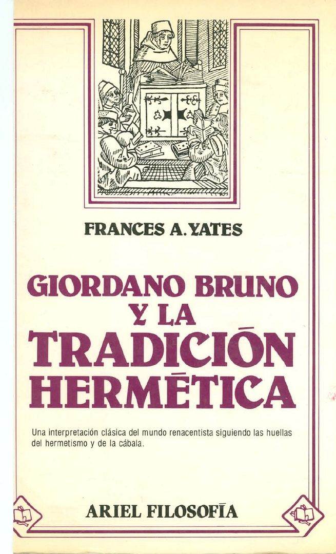 1 704da1826a - Giordano Bruno y la tradición hermética - Frances Amelia Yates