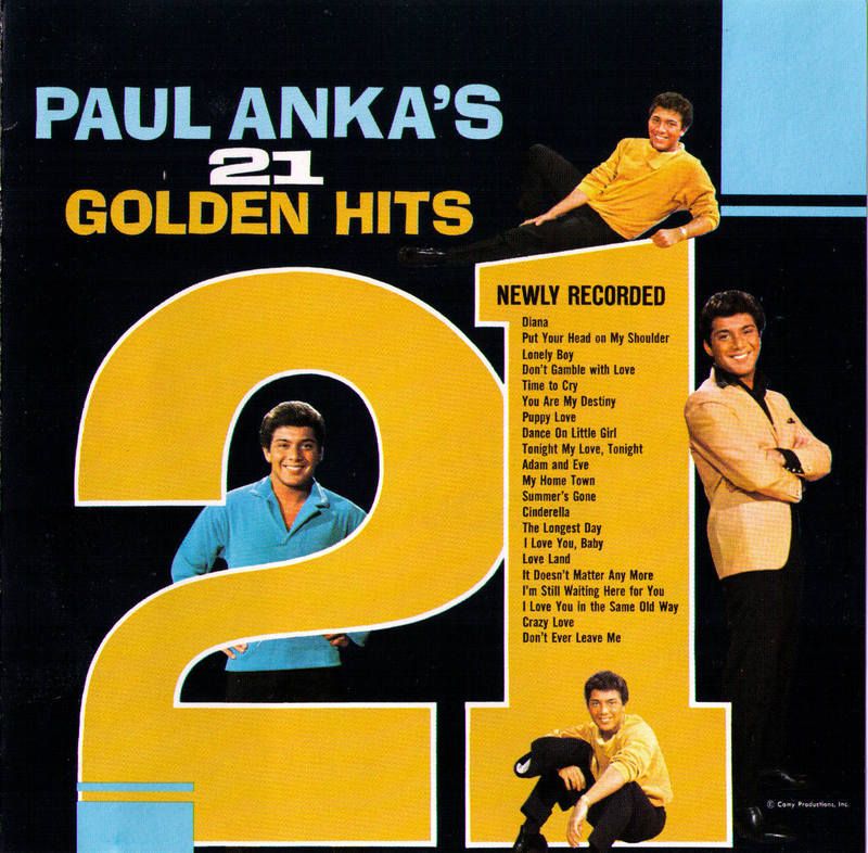 145875 1 f - Paul Anka – 21 Golden Hits 1963