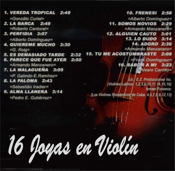 16JOYASENVIOLIN Cont  - 16 Joyas En Violin 2010