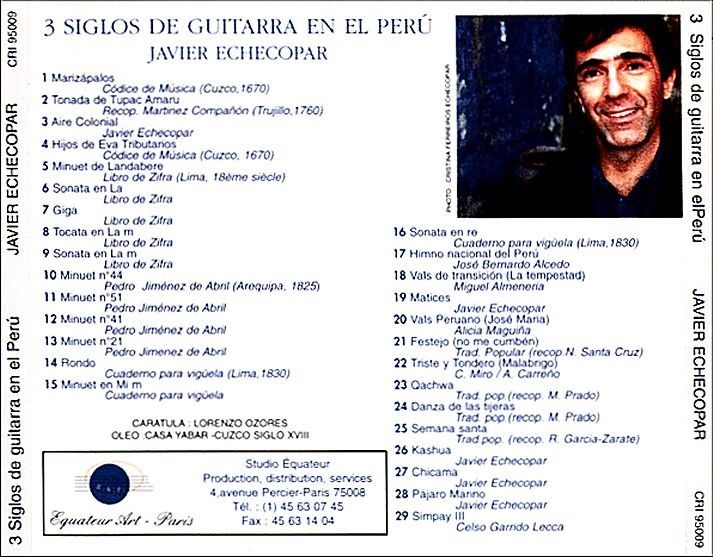 1874B - Javier Echecopar - 3 siglos de guitarra en Perú