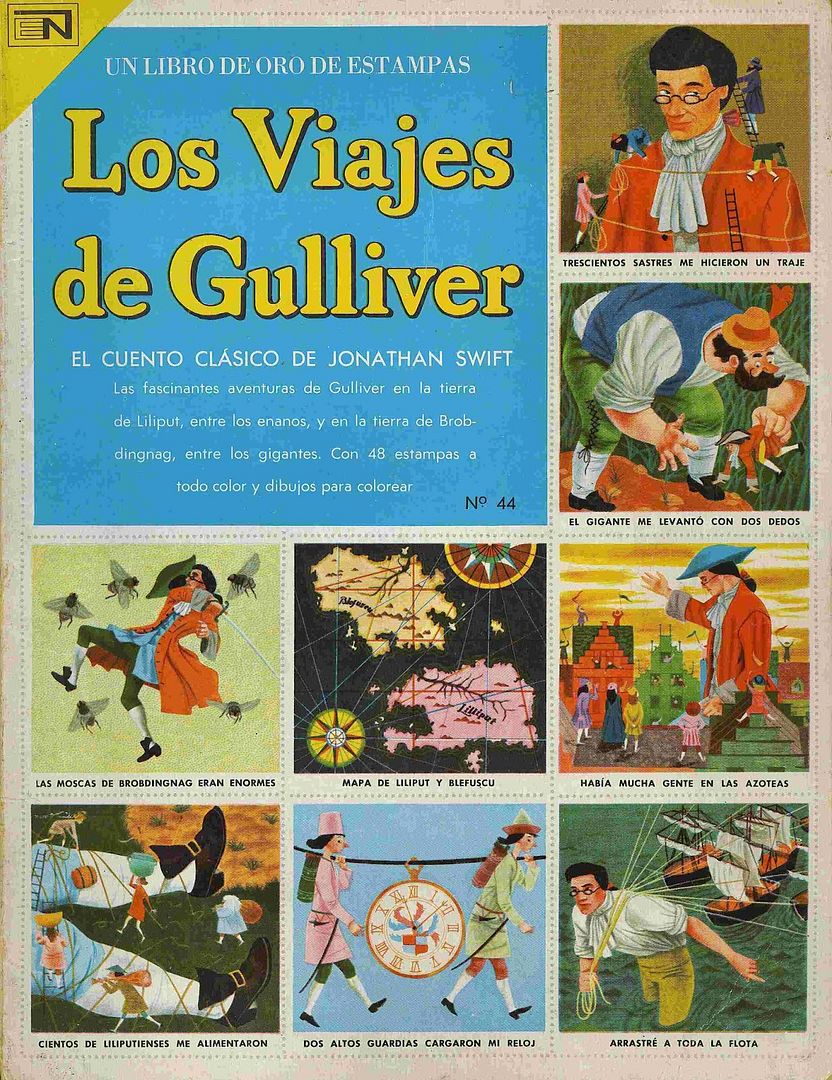 2 16 - Novaro: Libros de Oro de Estampas Nº44 - Los Viajes de Gulliver