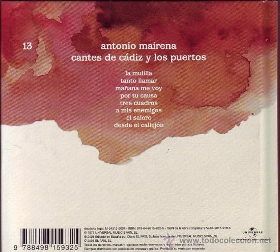 22681204 5837223 - Joyas del flamenco. Antonio Mairena - Cantes De Cádiz Y Los Puertos