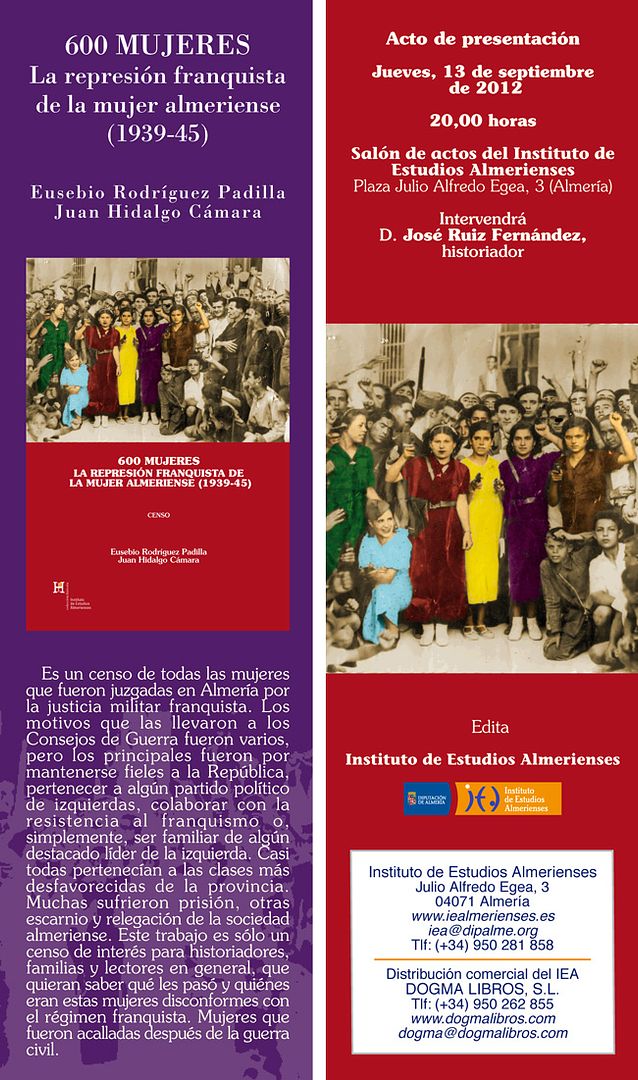 3 2 - 600 Mujeres. La represión franquista de la mujer almeriense (1939-45) - Eusebio Rodriguez y Juan Hid