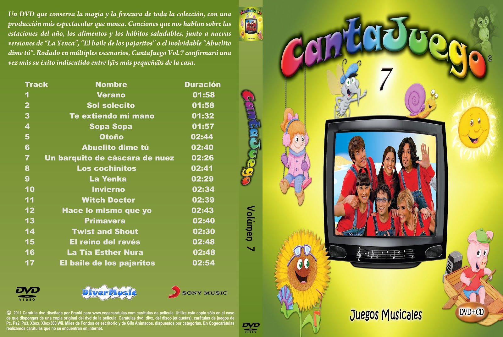 Cantajuego Volumen07 - Cantajuegos 7 Dvdrip