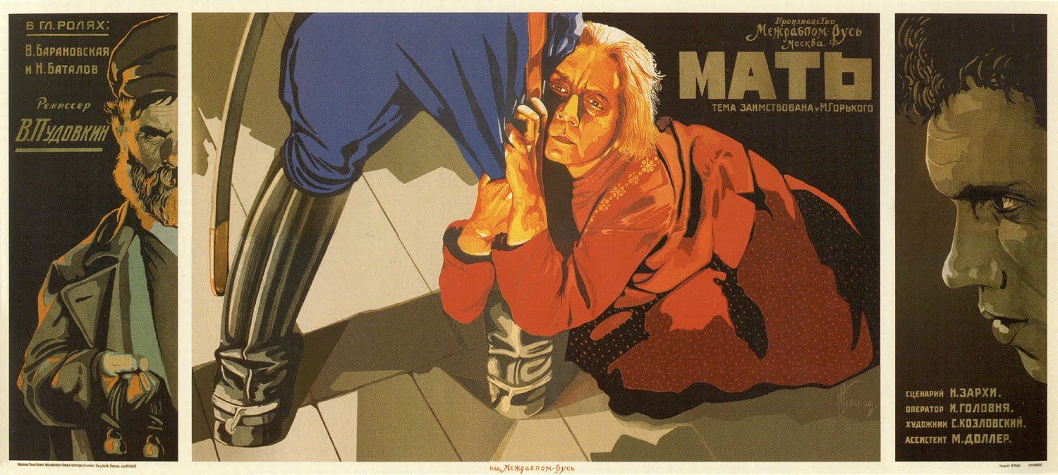 Cartel - La Madre (Vsevolod Pudovkin 1926) Dvdrip VOSE (Cine mudo Sovietico)