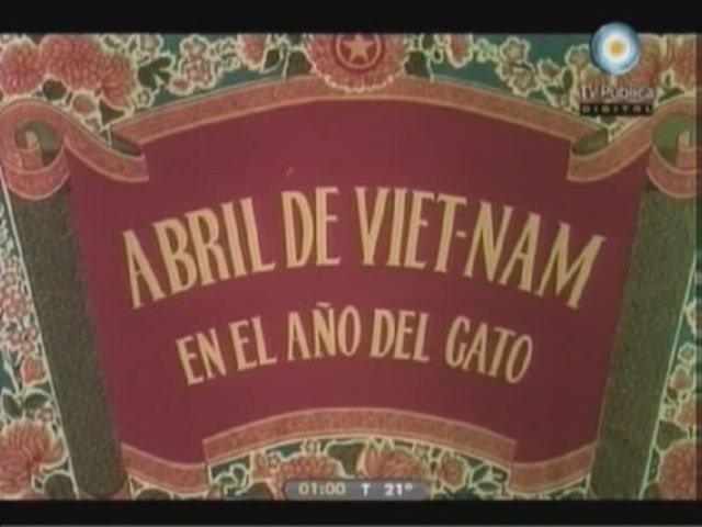 Cover 6 - Abril de Vietnam en el año del gato (Santiago Alvarez) 1975