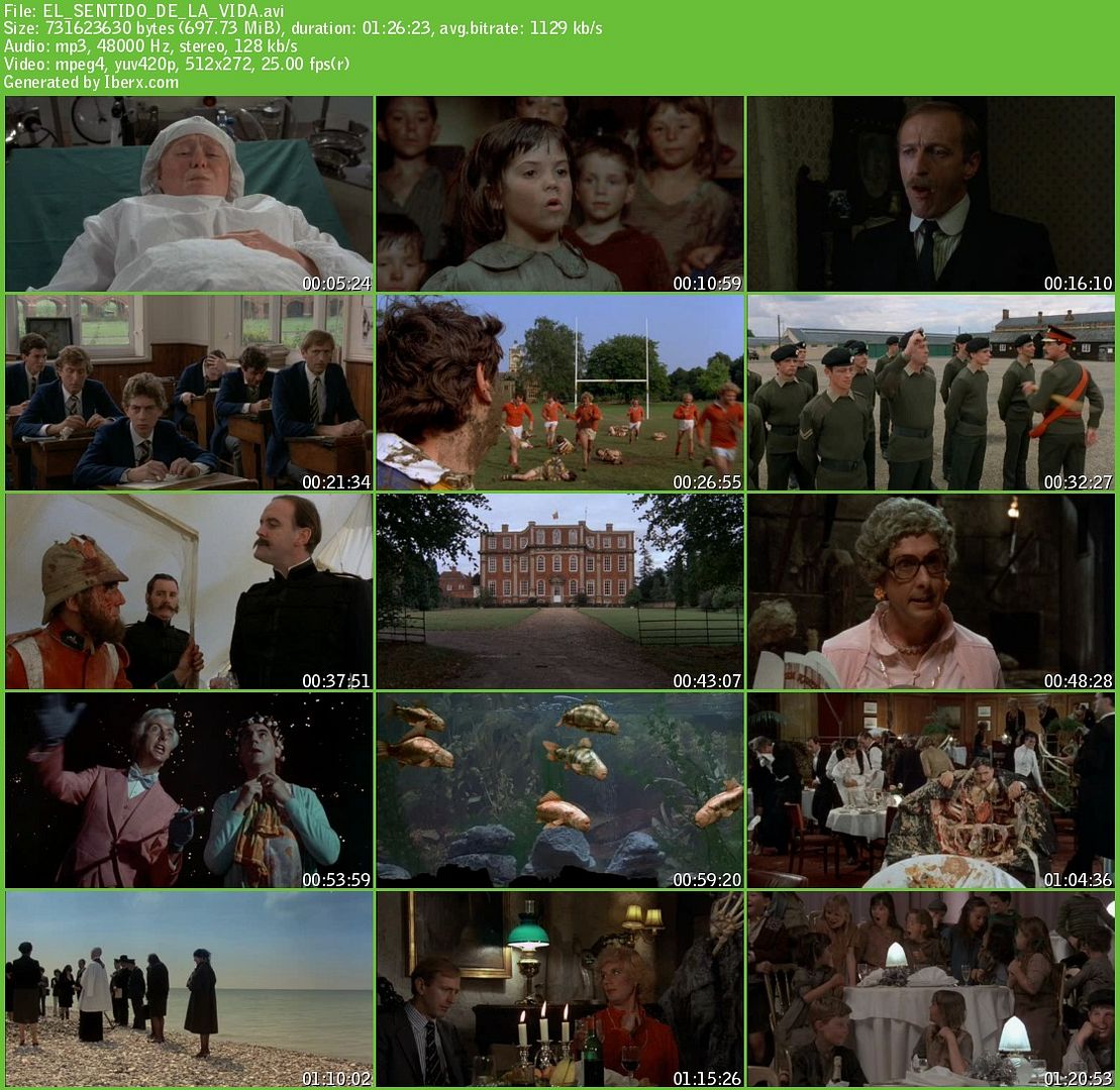 EL SENTIDO DE LA VIDA s - El sentido de la vida Dvdrip Español (1983) Comedia