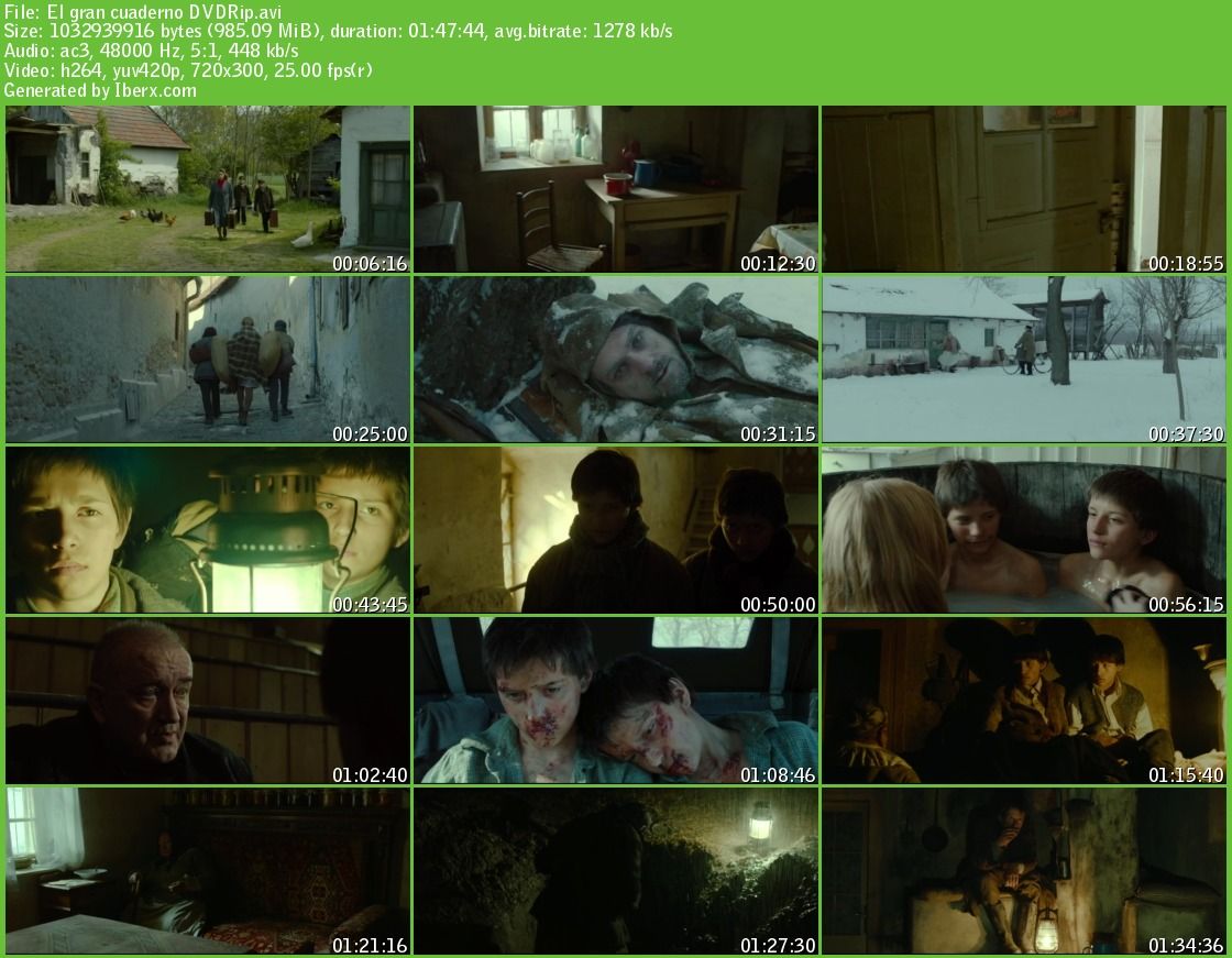 El20gran20cuaderno20DVDRip s - El gran cuaderno DVDRip Español (2013) Drama Belico