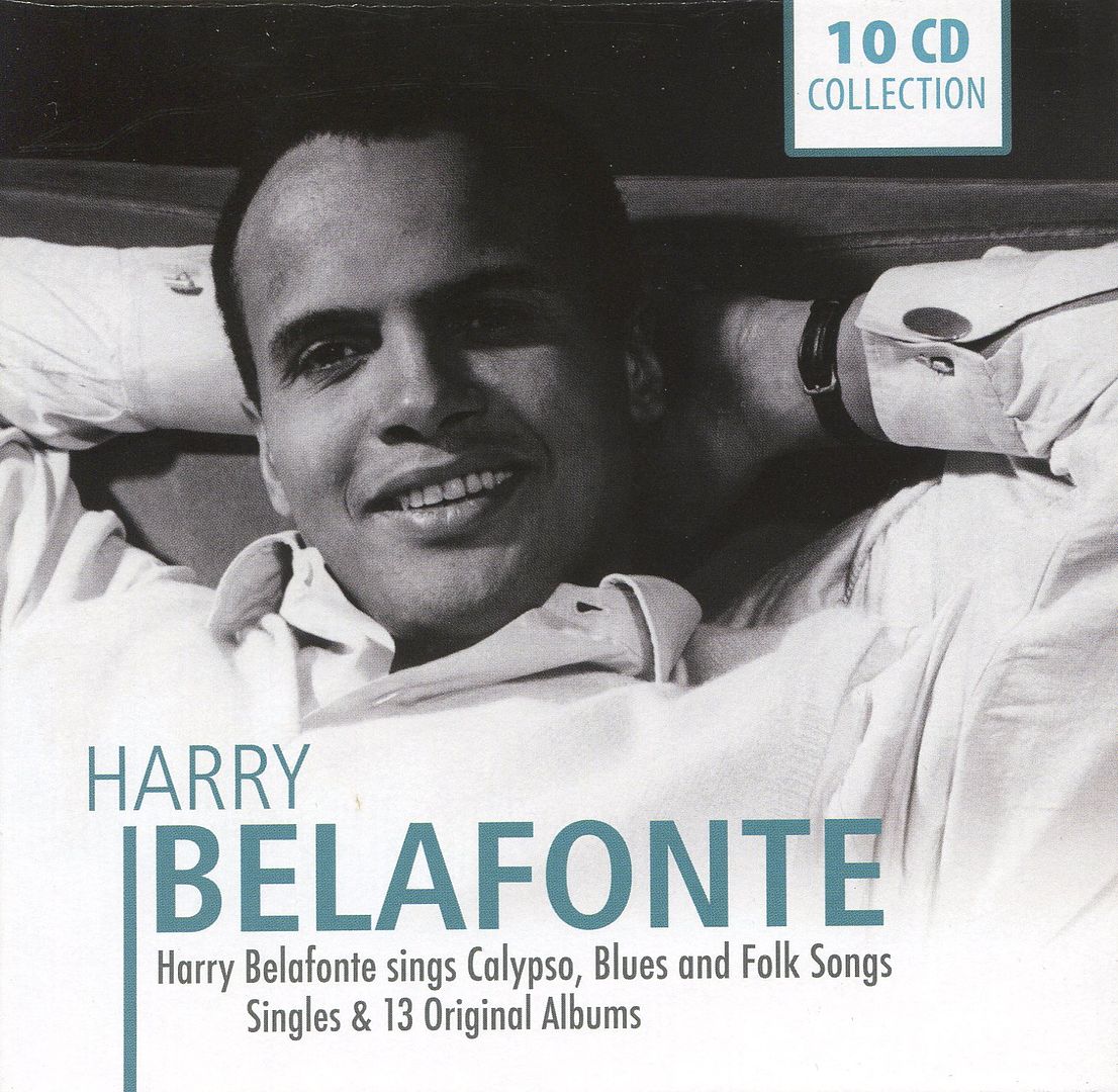 HarryBelafonte Belafonte boxfront - Harry Belafonte Sings Calypso Blues & Folk Songs (10CD) (2013)