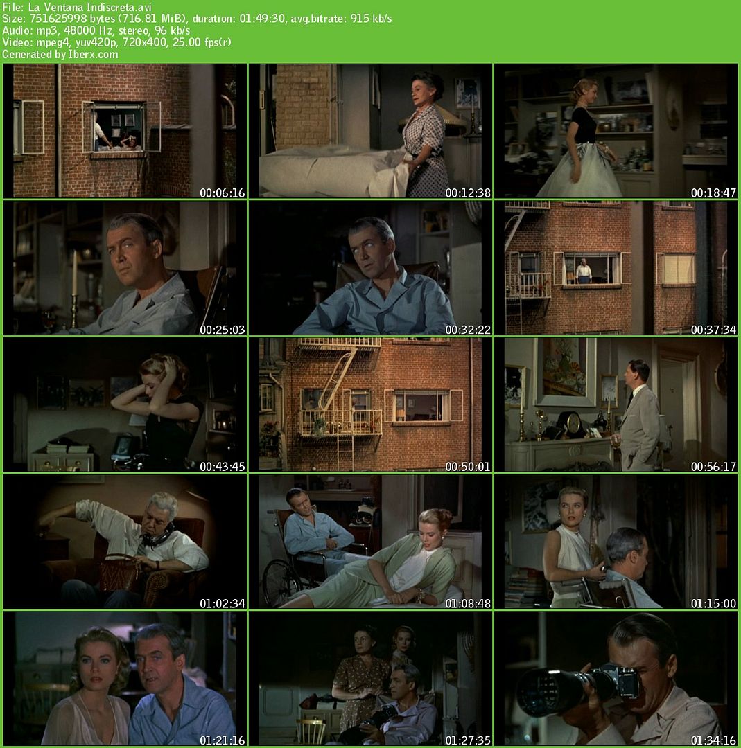La20Ventana20Indiscreta s - La Ventana Indiscreta Dvdrip Español (1954) Intriga