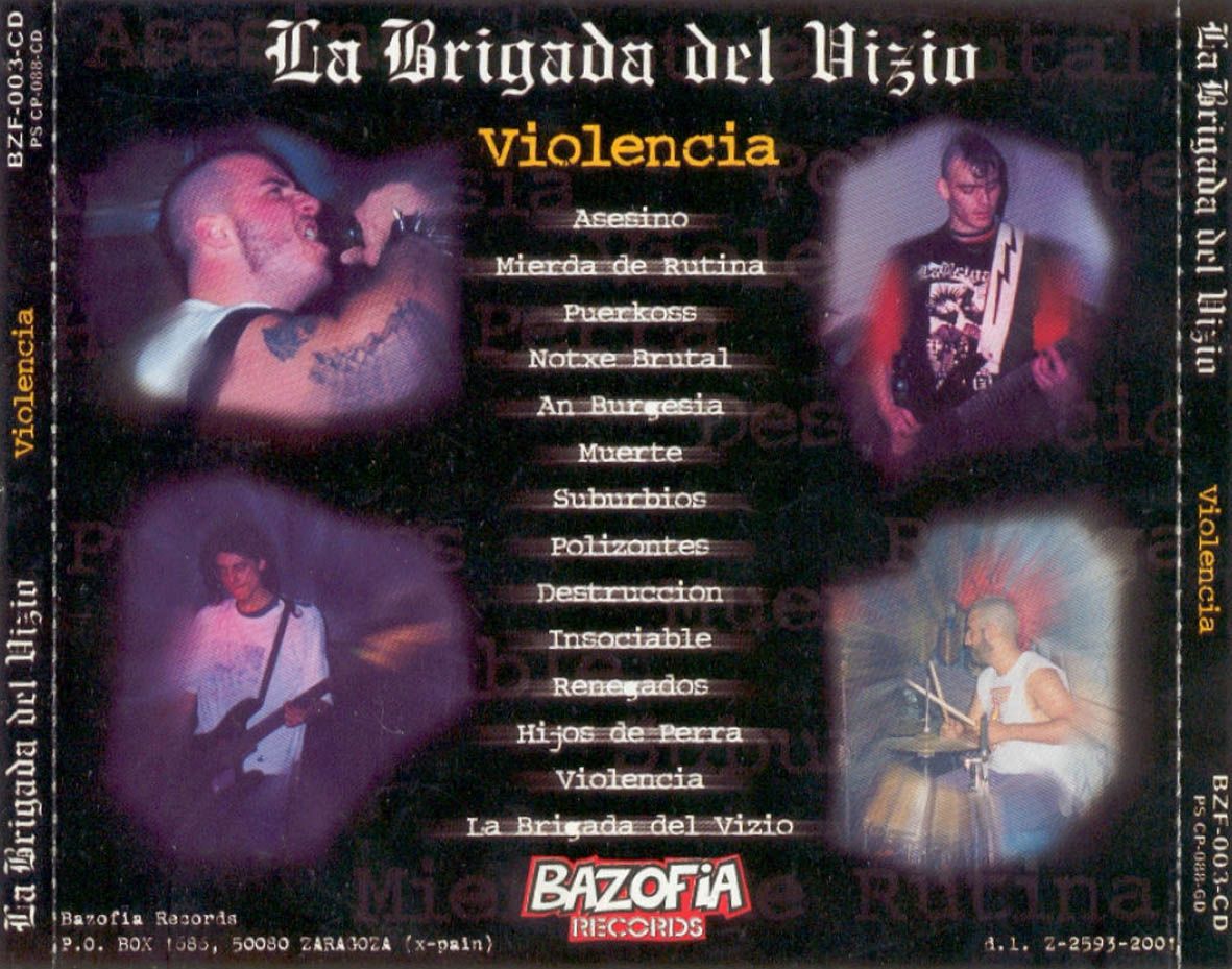 La Brigada Del Vizio Violencia Trasera - La Brigada Del Vizio - Violencia