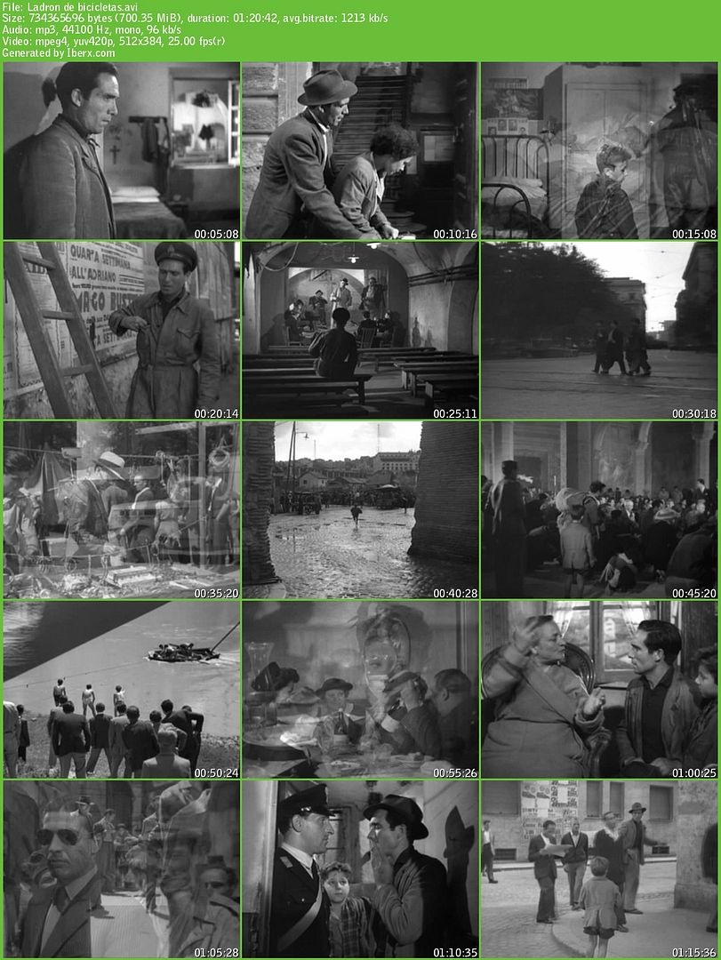 Ladron20de20bicicletas s - Ladrón de bicicletas Dvdrip Español (1948) Neorrealismo