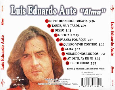 Luis Eduardo Aute Alma Trasera - Luis Eduardo Aute: Discografia