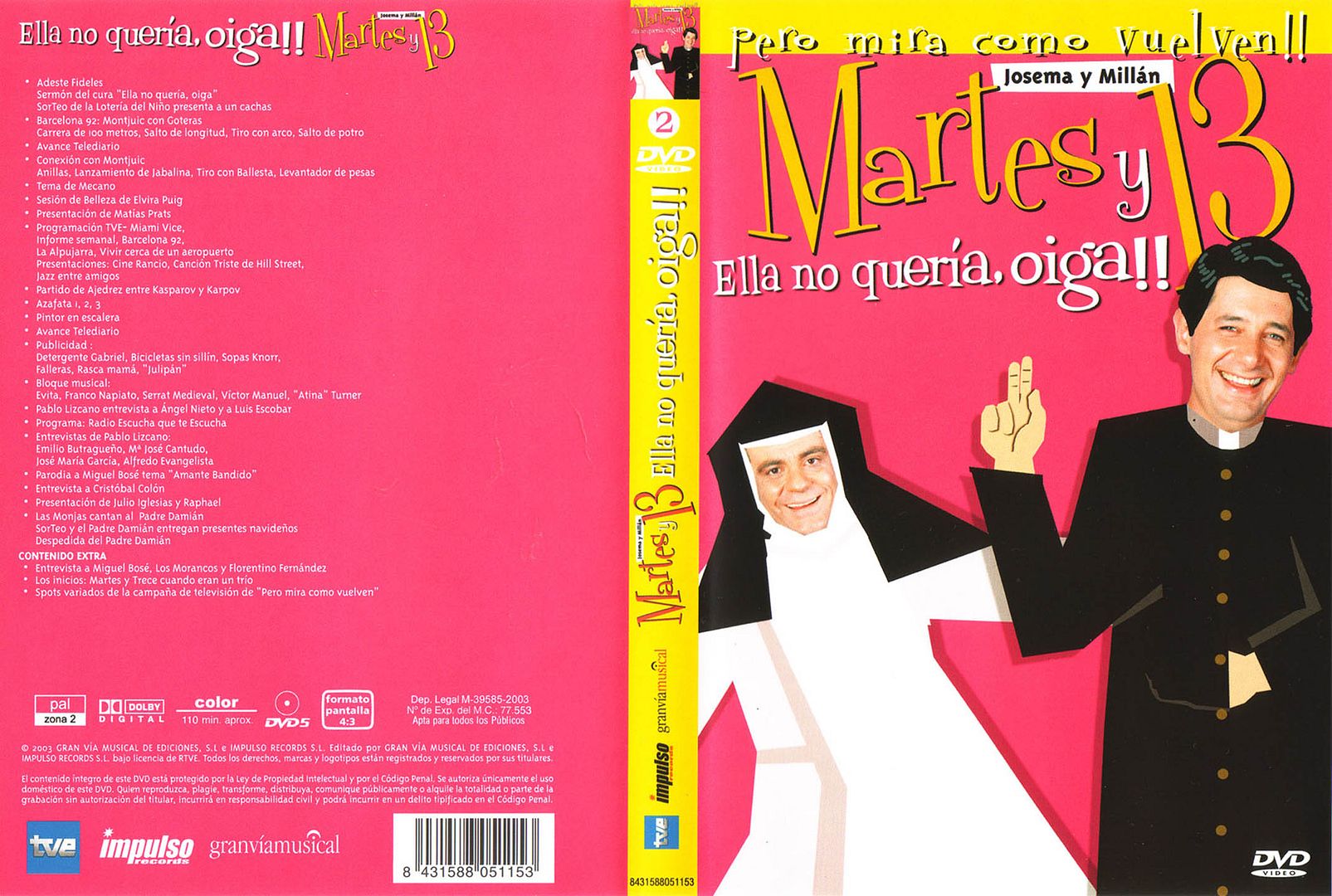 Martes Y 13 Ella No Queria Oiga Caratula - Martes y 13. Ella no queria oiga Dvdrip Español
