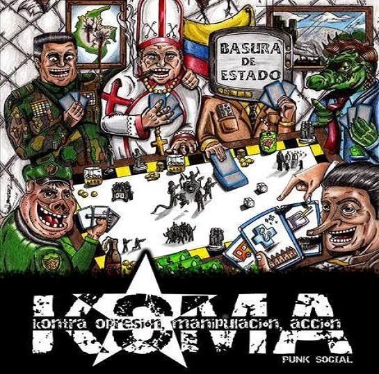 Portada 1 - K.O.M.A. - Basura De Estado (2013)