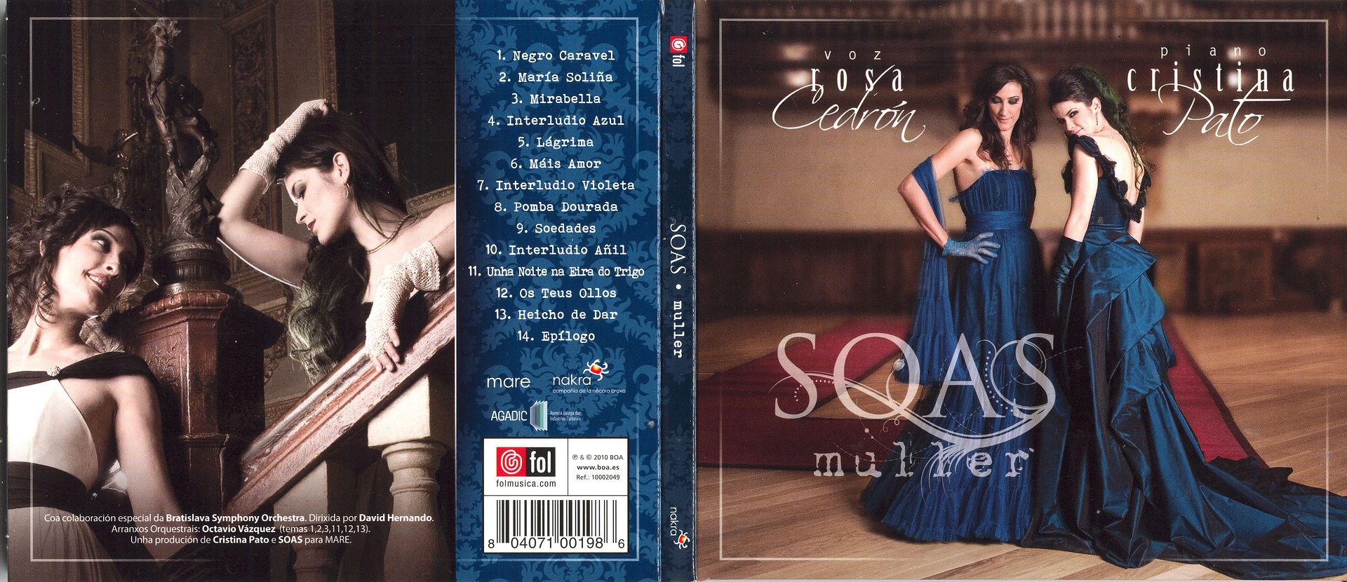 Portada20frontal - Soas. Muller - Rosa Cedrón & Cristina Pato [2011]