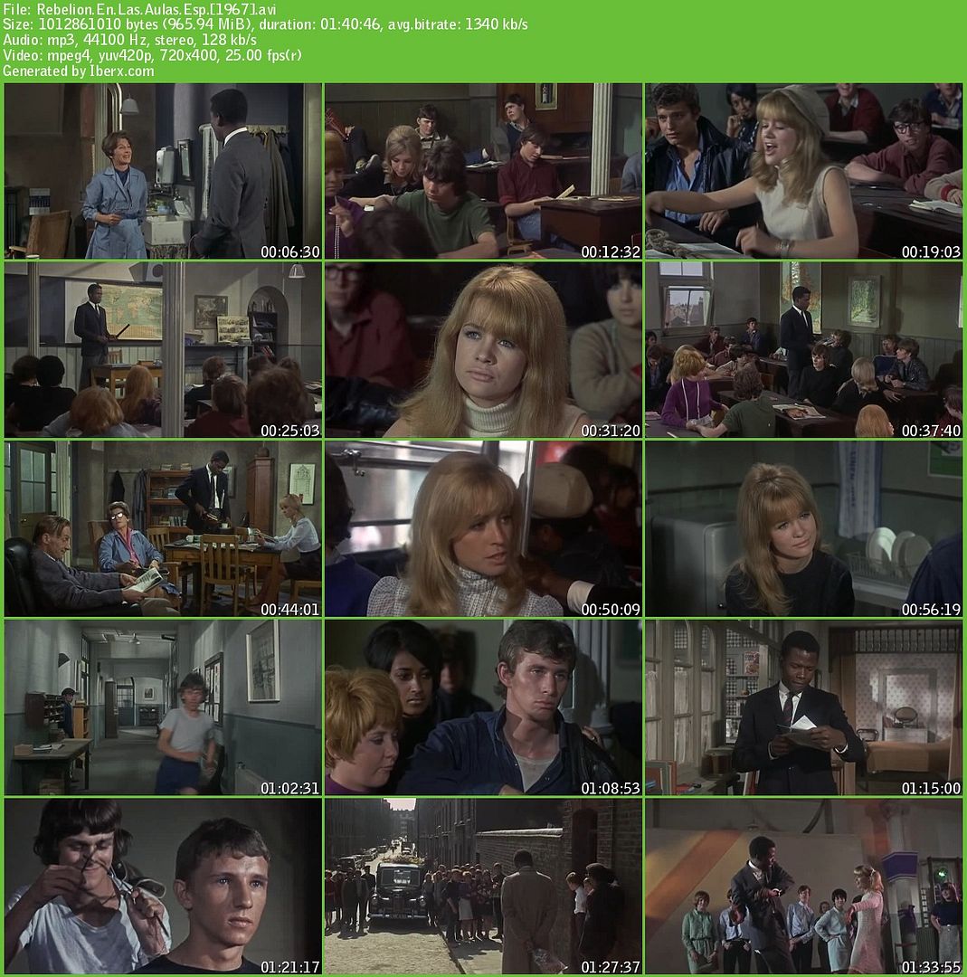 RebelionEnLasAulasEsp5B19675D s - Rebelion En Las Aulas Dvdrip Español [1967] Drama