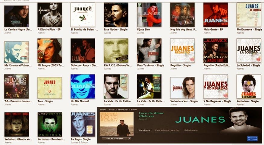 SintC3ADtulo - Juanes: Discografia