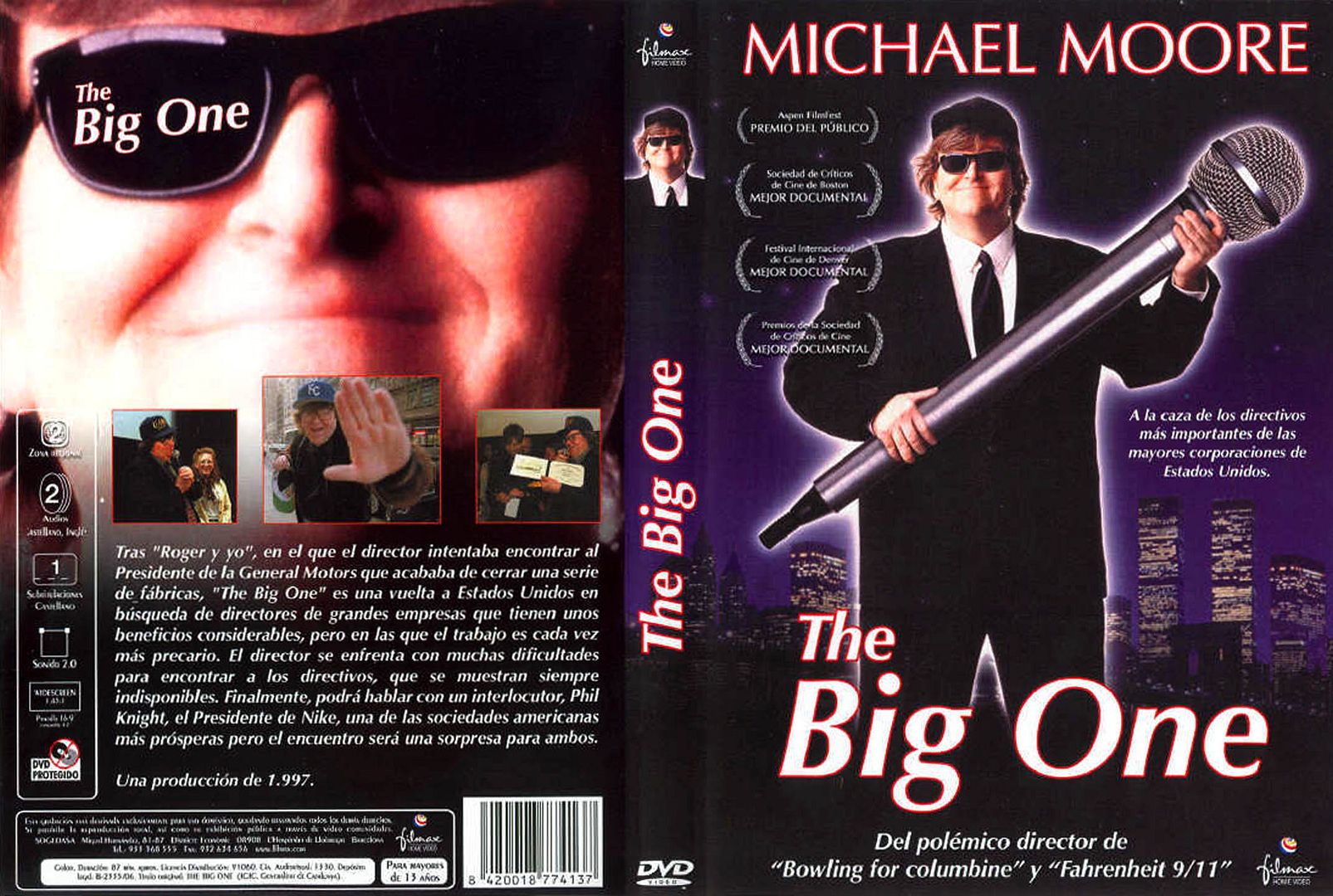 The Big One Caratula - The Big One Dvdrip Español (1997)