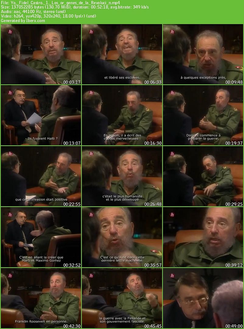 Yo Fidel Castro 1 Los or genes de la Revoluci n s - Yo Fidel Castro (1-6) Dvdrip Español